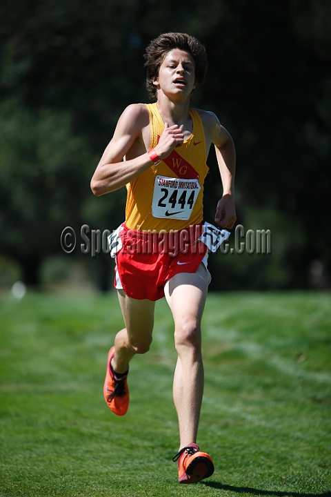 2014StanfordD2Boys-182.JPG - D2 boys race at the Stanford Invitational, September 27, Stanford Golf Course, Stanford, California.